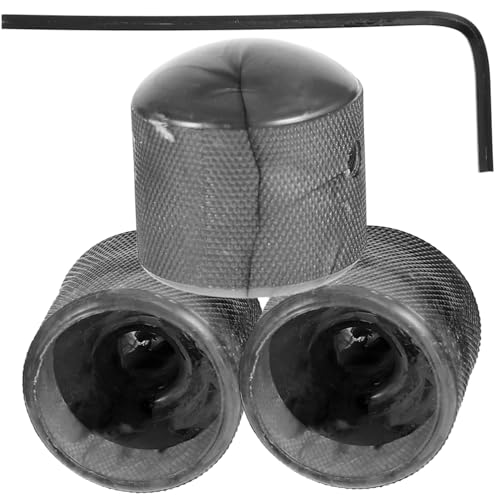 ifundom 4 Sets Dome Knobs for Electric Guitar Volume Tone Control Knobs Plastic Potentiometer Bass Guitar Parts