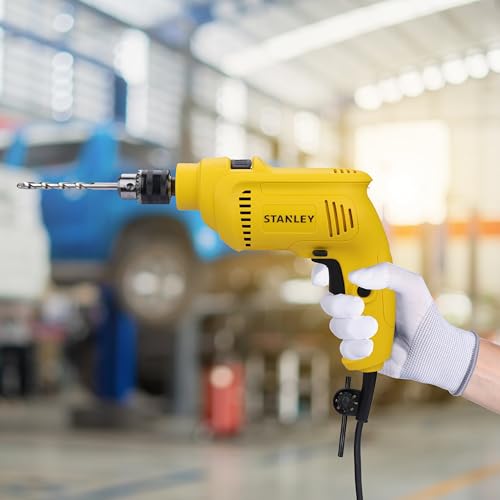 STANLEY SDH550KP 550W 10mm Corded Single Speed Hammer Drill Machine and