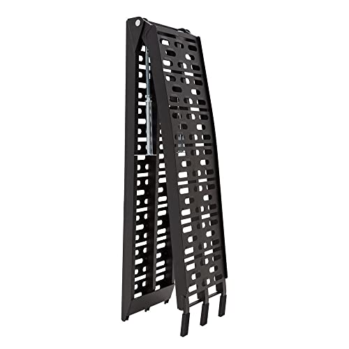 Black Widow Aluminum Plate-Style Dual Runner Atv Ramps With Support Legs #TOP5