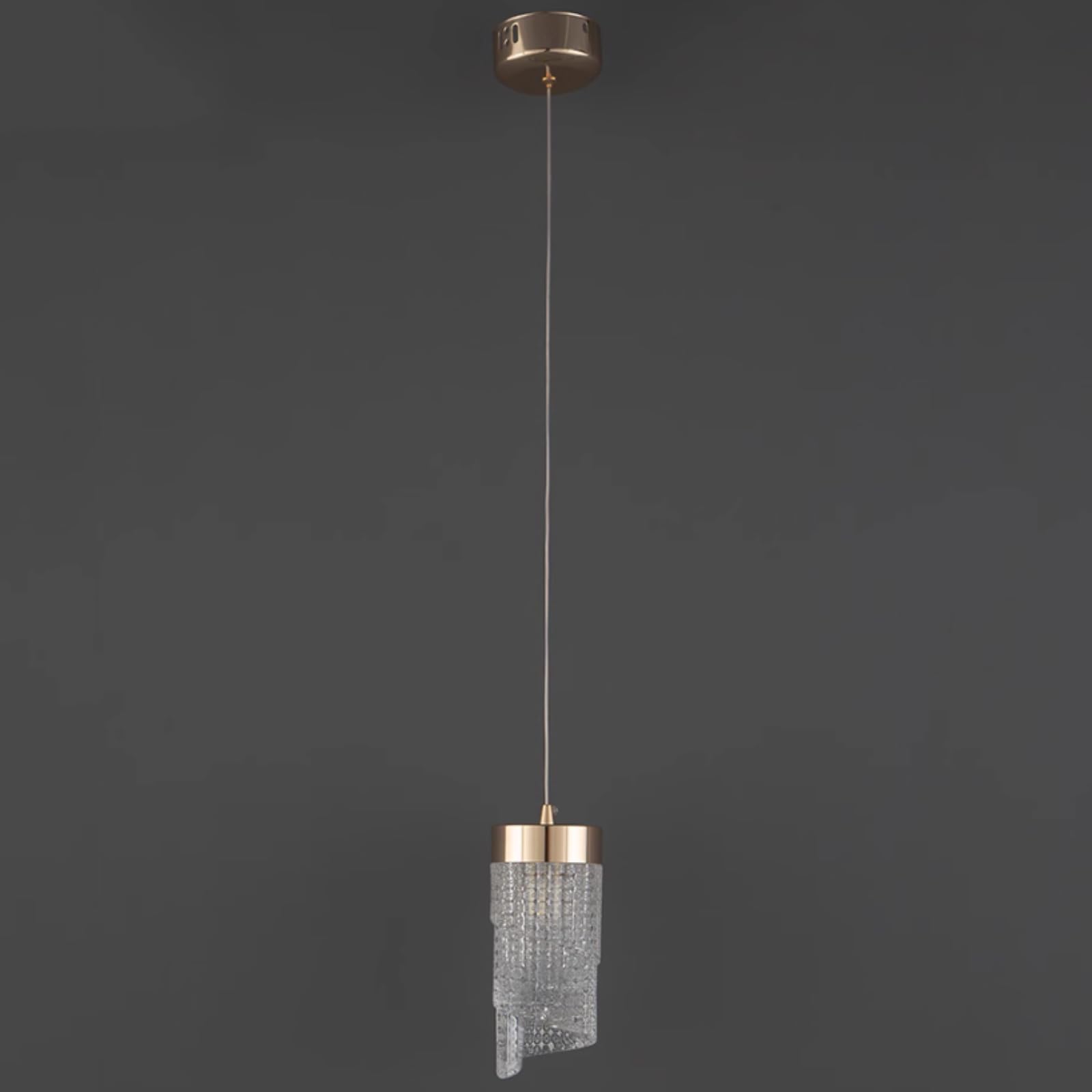Décoration de plafond de base avec petit lustre en or moderne chic 7W - 8