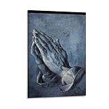 QITEX Chrétien comme une Bible Vivante Enseignement Affiche Inspirante Toile Peinture Art Mural Affiche pour la Décoration de Salon de Chambre 50x70cm Sans cadre
