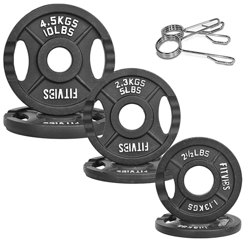 Fitvids Cast Iron 2-Inch Olympic Plate Weight Plate