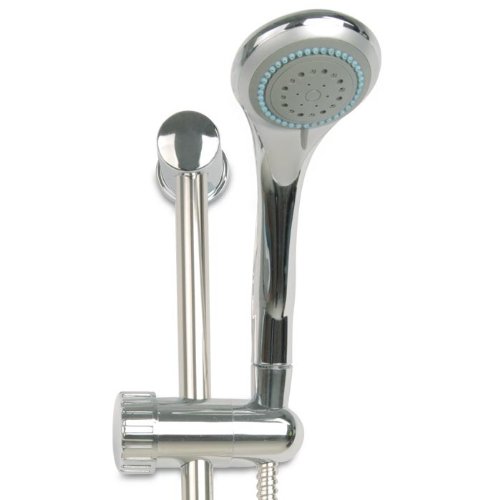 SHOWER HEAD SLIDING BAR RAIL 150CM SHOWER HOSE SET