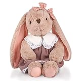 GAGAKU Plush Bunny Soft Bunny Stuffed Animal 18'' Cute Rabbit Princess Doll for Baby Girls Bunny...