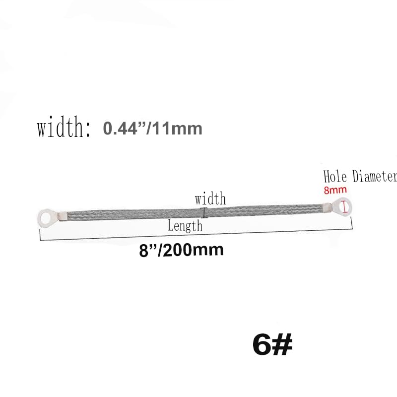 Cable de puesta a tierra trenzado de cobre de 6mm² flex 2