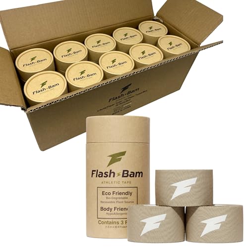 Athletic Tape - Biodegradable Eco-Friendly Sports Tape - Strong Adhesive