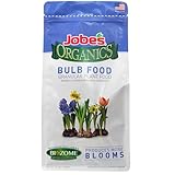 Jobe’s Organics Bulb Fertilizer with Biozome, 3-5-4 Organic Fast Acting Granular Fertilizer for Tulips, Daffodils, Lilies and other Bulb Flowers, 4 pound bag