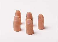 Vista 2 de PULABO Magic Thumb Tip Trick Finger Rubber Close Up Vanish Appearing Hanky Trick Prop Cómodo y respetuoso con el medio ambiente
