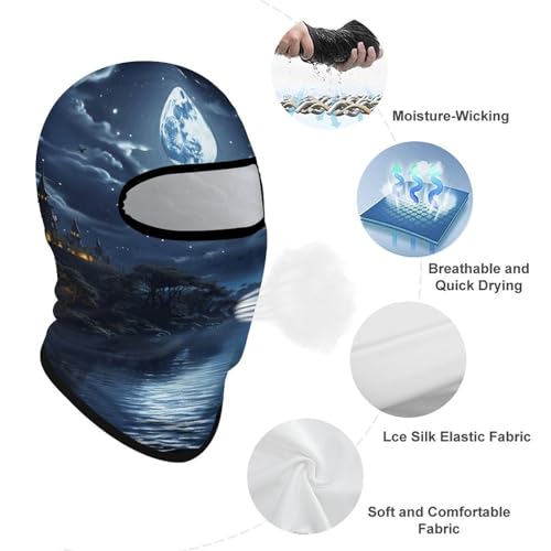Balaclava Face Mask con Estampado de Granada para Hombres y Mujeres, Máscara Facial Completa para Ciclismo al Aire Libre miniatura 4