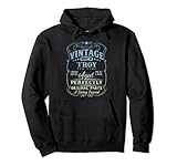 Photo Gallery vintage born in troy new york the original birthday felpa con cappuccio Photo Gallery vintage born in troy new york the original birthday felpa con cappuccio