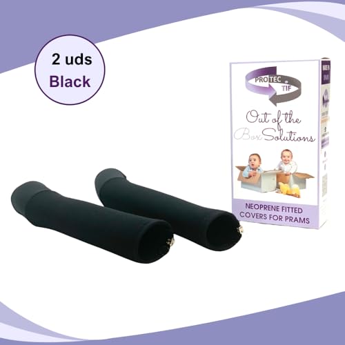 PROTEC TIF | Fundas Protectoras de Neopreno para Manillar Compatible con Bugaboo Cameleon 1, 2, 3 y 3+ (Se colocan sobre la goma o las Fundas originales)