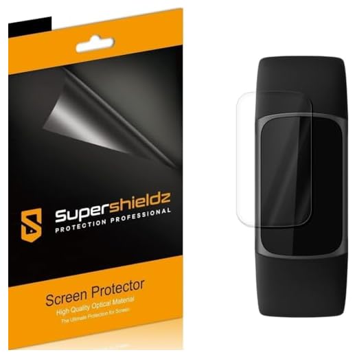 Supershieldz (3 Pack) Designed for Fitbit (Charge 6) Screen Protector, High Definition Clear Shield (TPU)