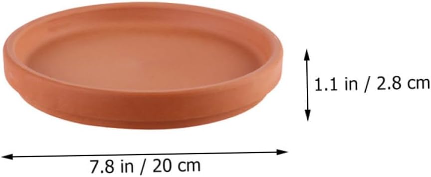 4pcs Flower Pot Saucers Plant Drip Trays for Use Prevent Water Leaks Damage for Potted Plants and Herbs