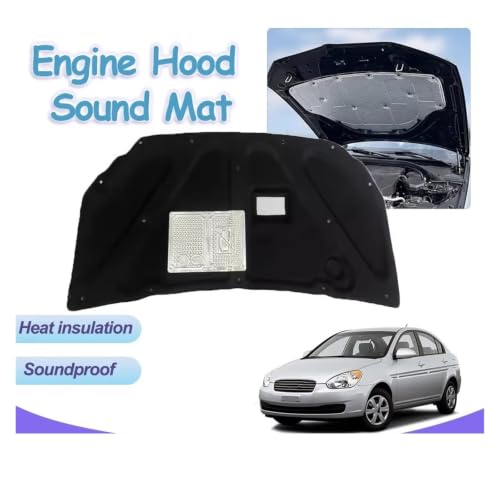 Isolant phonique capot moteur avant Hyundai Accent MC aluminium 2006