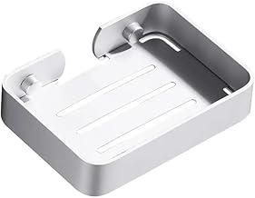 حامل صابون استانلس وسط طبق صابون مثبت على الحائط