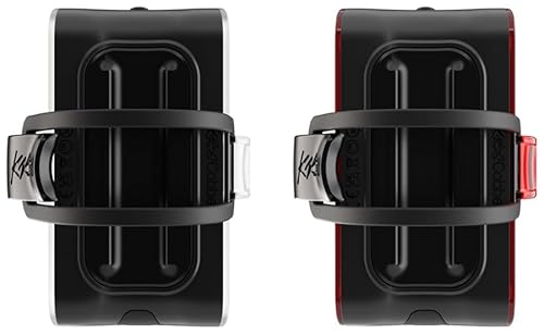 Knog Cobber Reflex Bike Light Twinpack, 320 Lumens Front & 170 Lumens Rear USB Rechargeable LED Bicycle Lights, 330&deg; Wide Beam, 8 Light Modes, IP67 Waterproof
