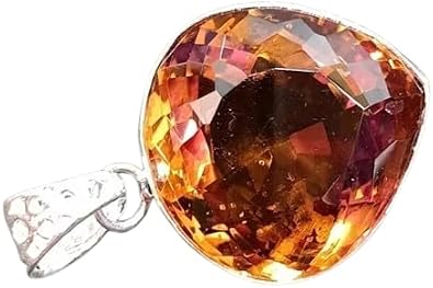Zultanite Pear 48.00 Ct Color Changing 925 Solid Silver Pendant Gem for jewelry making