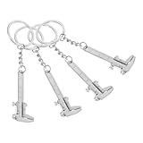 calibre vintage 17 Llaveros divertidos: diseño de colgante único, mano de obra delicada, el llavero con forma de calibrador vernier es elegante y satisface fácilmente tus necesidades, llaveros de pulsera