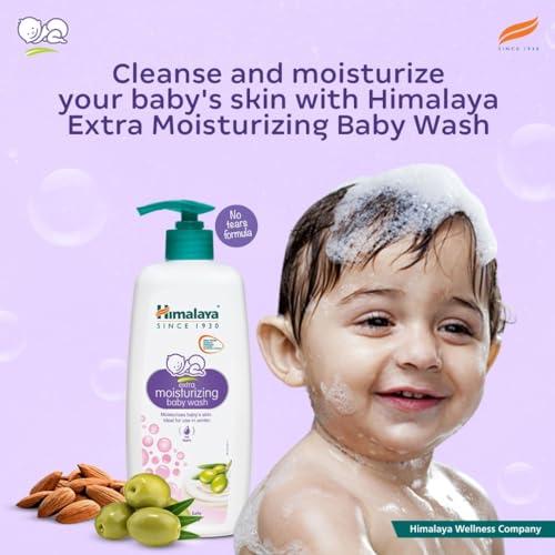 Image of Himalaya Extra Moisturizing Baby Wash (600ml) (Pack of 4)