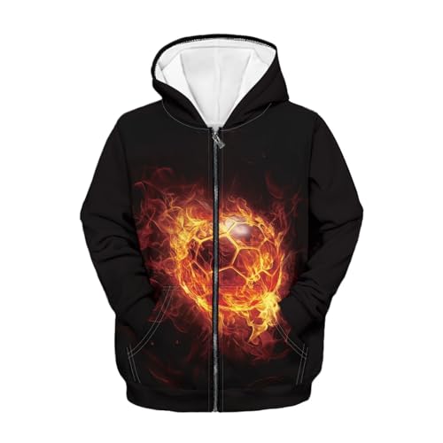 HUIACONG Zip Up Hoodie Kids Children Sweatshirts for Boys