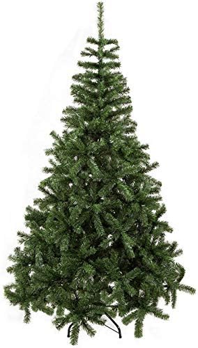 Bravich 150CM / 5 Ft Green Christmas Tree With 500 Tips & Base Stand. Large Thick Tinsel PVC Artificial Tree For Indoor Xmas Home Decorations. Easy Fold Pine Branches & Light Weight For Storage.