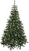 Produktbild UMI. Essentials Weihnachtsbaum künstlicher Tannenbaum Christbaum Metallständer Schneller Aufbau mit Klappsystem Material PVC (Grün, 150 cm)