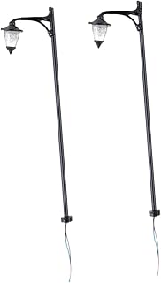 Housoutil 2 Piezas De Accesorios para Modelos De Iluminación De Jardín Luces LED para Modelismo Ferroviario Luces De Calle Mini Farolas Lámparas De Patio Mini Lámparas Farolas En