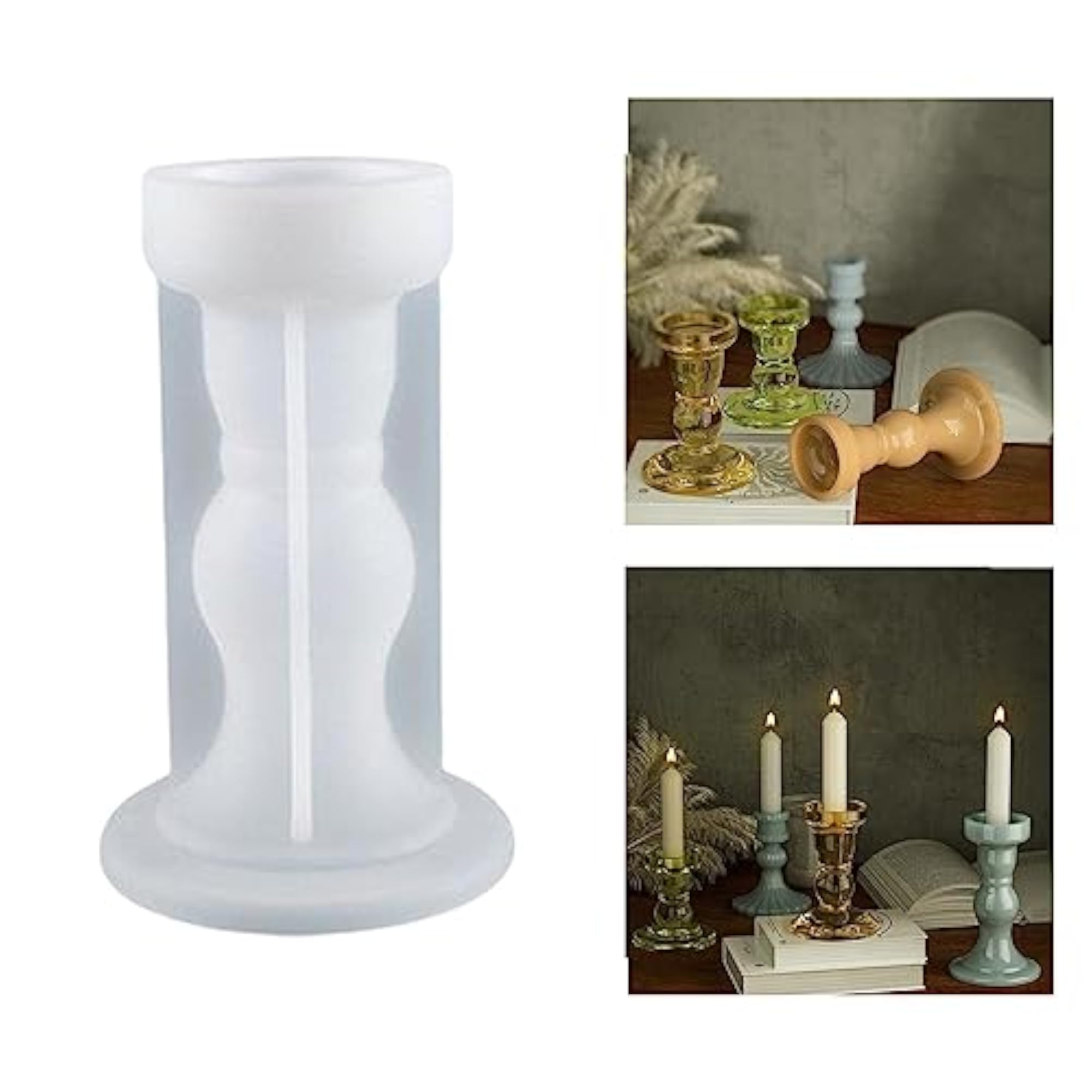 Silicone Candle Holder Model for DIY Projects