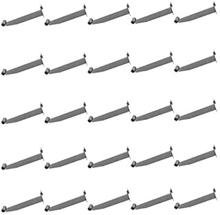 12 in Chrome Slatwall Hangrail Bracket Holding 1-1/16