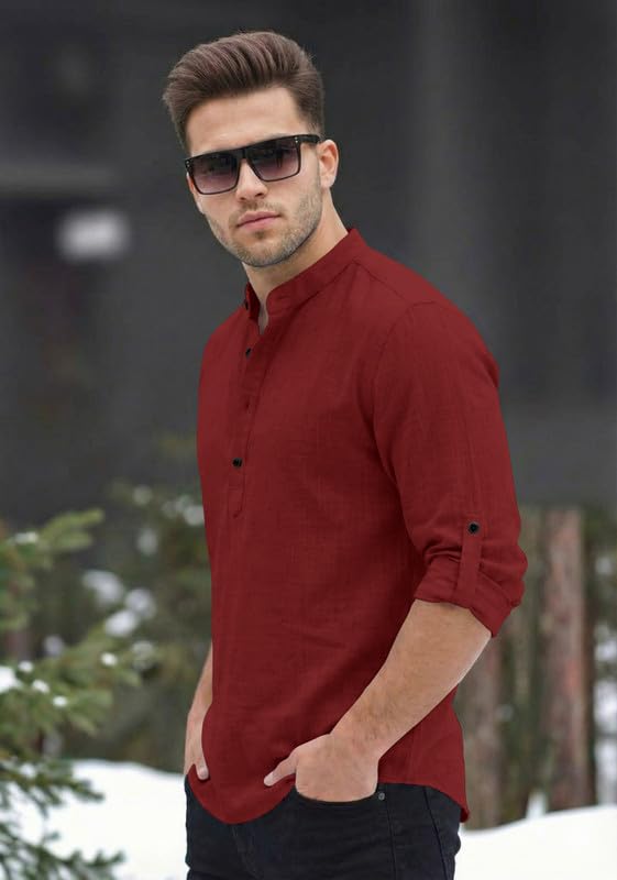 Image of Men Short Kurta