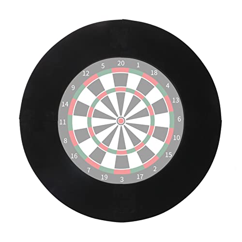 Trintion Protective Dart Ring PU Dart Target Retainer Dart Board Surround for Use with All Standard Size Dartboards