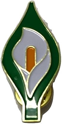 Lily Enamel Pin Badge - Irish Republican Rebel 1916