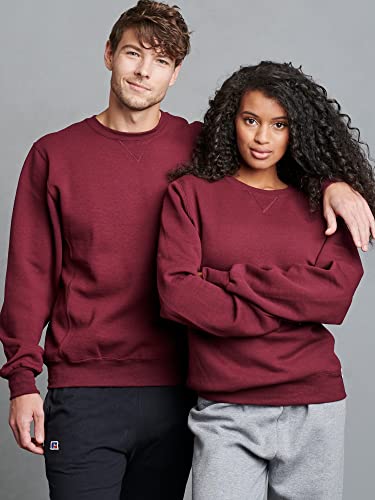Russell Athletic Men's Dri-Power Fleece Sweatshirt, Maroon, X-Large #TOP2