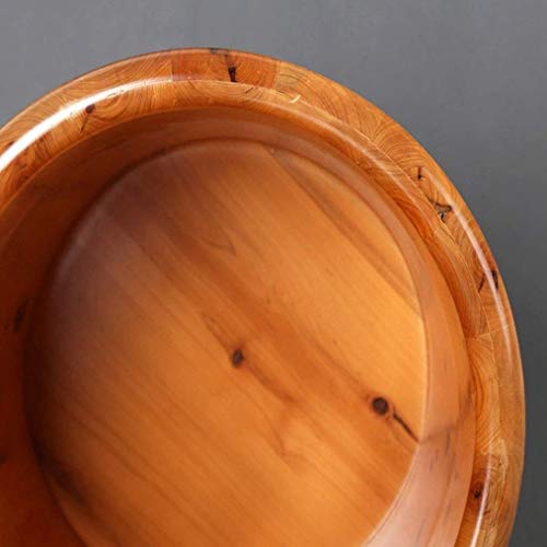 Bañera de pies de madera maciza con masajeador para spa de pies miniatura 6