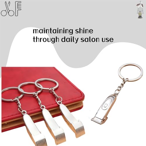5 Pcs Set de Llaveros para Peluqueros con Accesorios miniatura 4