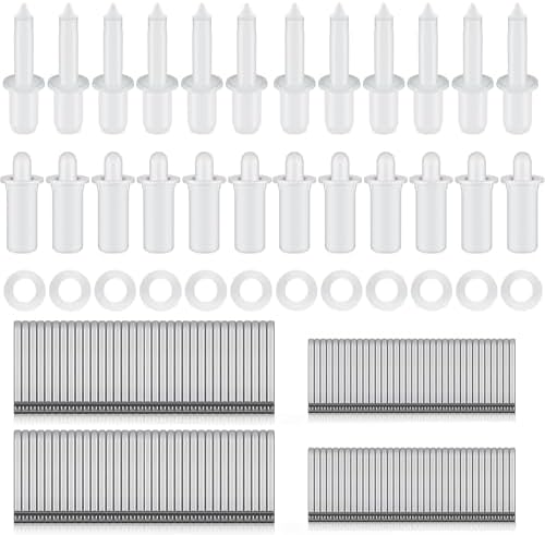 Jetec Complete Shutter Repair Tool Set Spring Plantation Shutter Louvers Staples Shutter Replacement Repair Pins for Windows Tools Supplies (170)