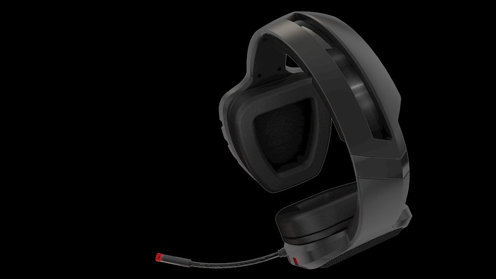 Cascos Gaming Ozone Rage Z90 - Auriculares con microfono - Diseño Ergonomico, LED, Microfono Extraible, Subwoofer, Compatible con PS4, Sonido 5.1, USB, Negro