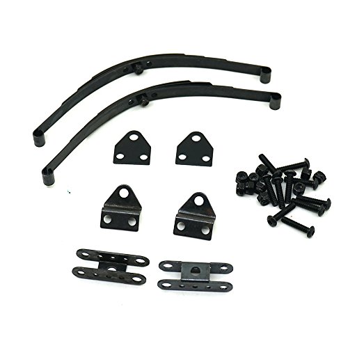 Que-T 1/10 Rock Crawler Steel Leaf Spring Suspension Set For Rc 1/10 D90 Crawler Car #TOP2