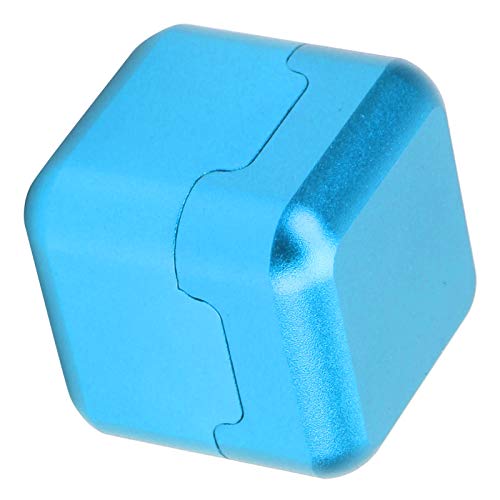 Dilwe Billiard Cue Tip Chalk Holder,Durable Aluminum Alloy Billiard Table Chalks Carrier Case Billiard Accessory(Blue) #TOP5