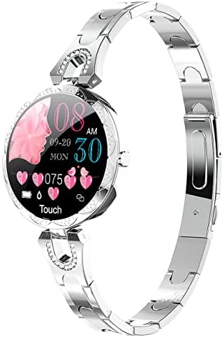 Women Smart Watch for Android IOS Phone Fitness Tracker Heart Rate Blood Pressure Waterproof Activity Tracker Pedometer Step Calories Counter Sleep Monitor Health Exercise Luxury Fashion Smartwatch