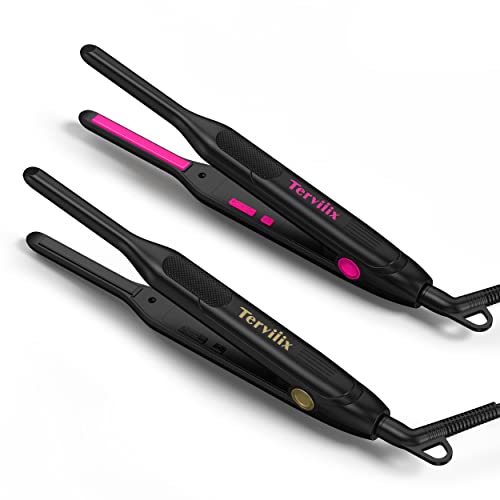 Terviiix Pink Pencil Flat Iron & Black Pencil Flat Iron
