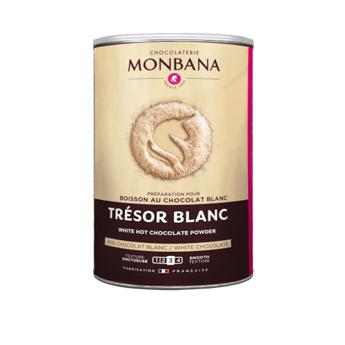 Monbana - Chocolat en poudre Monbana - Trésor de Chocolat Blanc