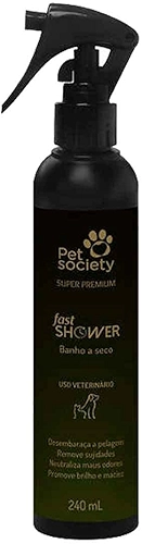 Pet Society Banho até Seco Super Premium 240ml P.S Care para Cães