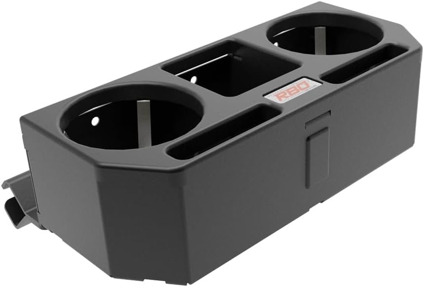Razorback Offroad Universal UTV Mount Drink Holder Console | – Adjustable Cup Holder for Side by Sides, RZR, Polaris, Can-Am – Durable and Easy-to-Install UTV Accessory