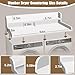 CXNGD 2-Tier Washer and Dryer Countertop, Wooden Washer Dryer Countertop, 27.5