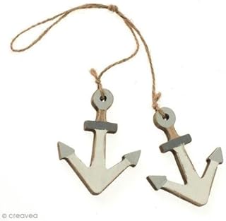 Glorex 6 1860 141 - 2 x Hanging Anchors 8 x 6 x 0.8 cm