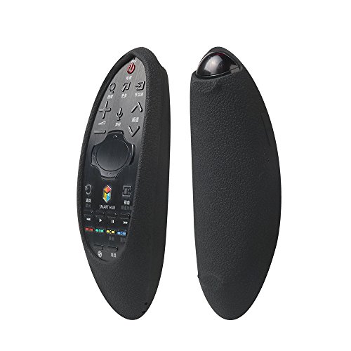 Samsung Tv Remote Case Sikai Patent Shockproof Silicone Case For Samsung Bn59-01185F Bn59-01181A Bn59-01185A Led Hdtv Remote Control With Free Lanyard (Black) #TOP3