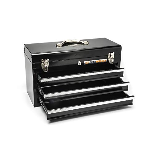 GEARWRENCH 20" 3 Drawer Steel Tool Box, Black - 83151
