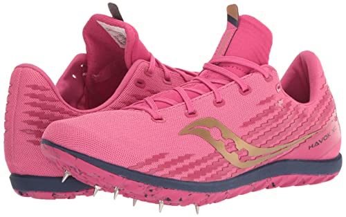 Saucony Men's Havok XC 3 Spike Cross Country Running Shoe, Prospect Quartz, 13