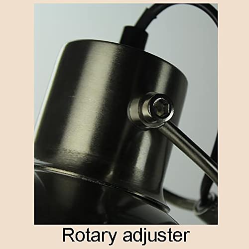 Lampe debout industrielle rustique avec abat-jour dôme métal au sol - 4